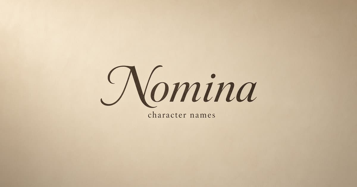 Cover of Nomina by Stewart Ferris