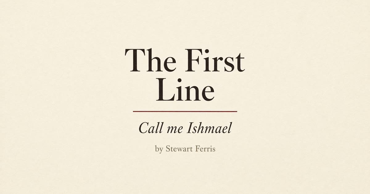 Cover of The First Line by Stewart Ferris